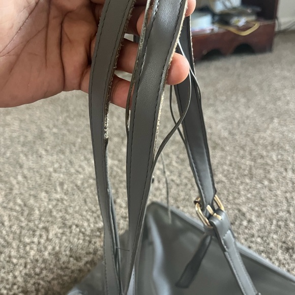 Bebe Gray Quilted Backpack - Picture 4 of 10